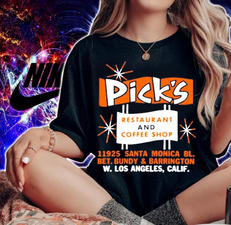 Pick's Restaurant and Coffee Shop shirt woman shirt
