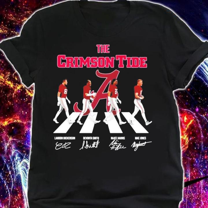 The Crimson Tide Abbey Road signatures shirt shirt
