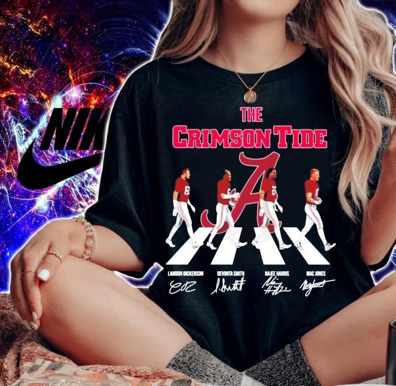 The Crimson Tide Abbey Road signatures shirt woman shirt