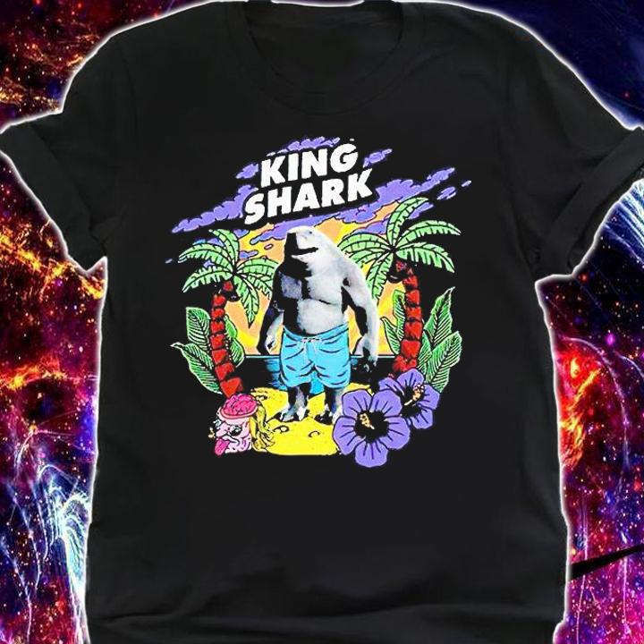 The Suicide Squad King Shark beach summer T-shirt shirt