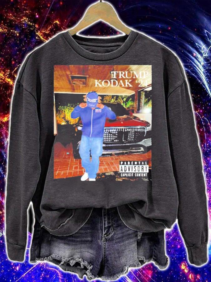 Trump Kodak '24 parental advisory shirt