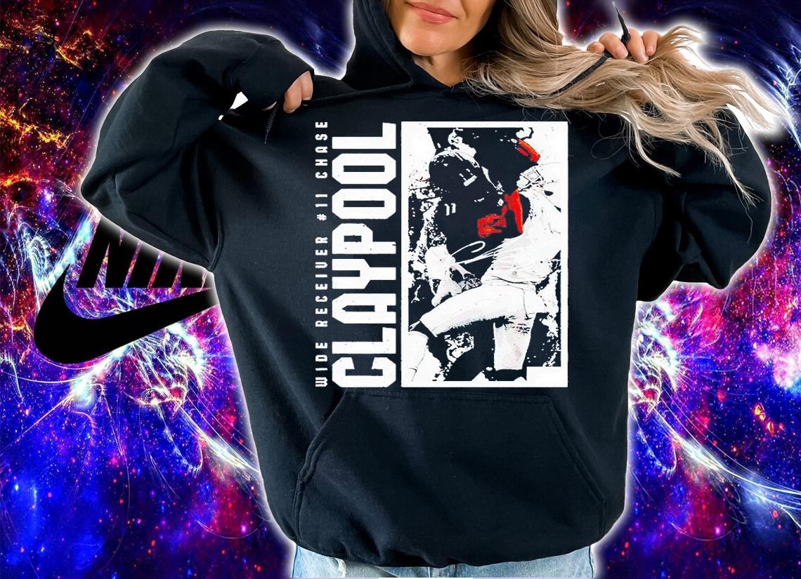Wide receiver #11 Chase Claypool signature T-shirt hoodie