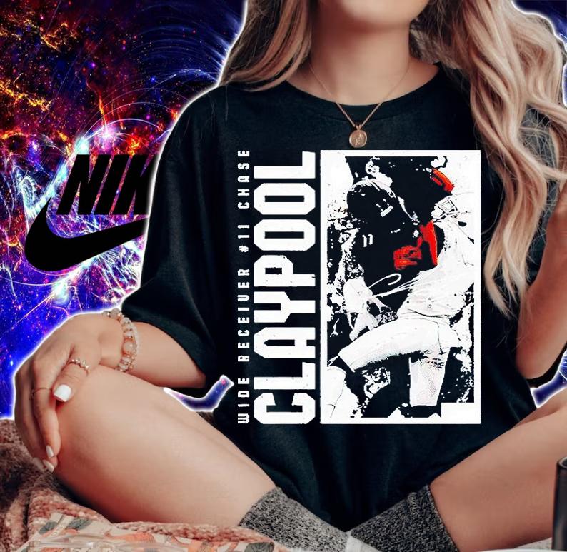 Wide receiver #11 Chase Claypool signature T-shirt woman shirt