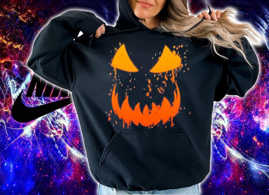Halloween Scary Pumpkin Face Costume Boys Shamrock T-shirt