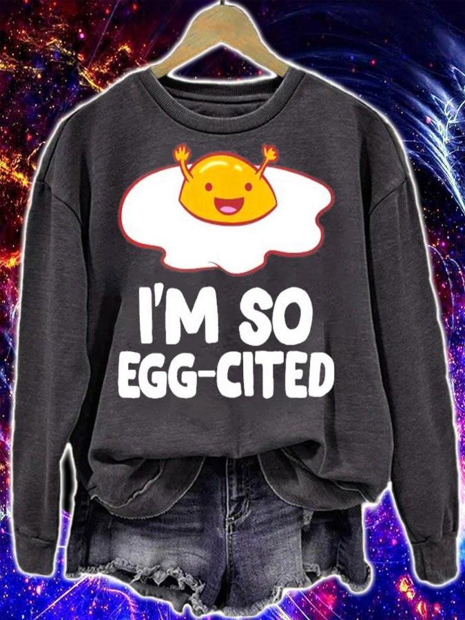 I'm So Eggcited Breakfast Eggs shirt