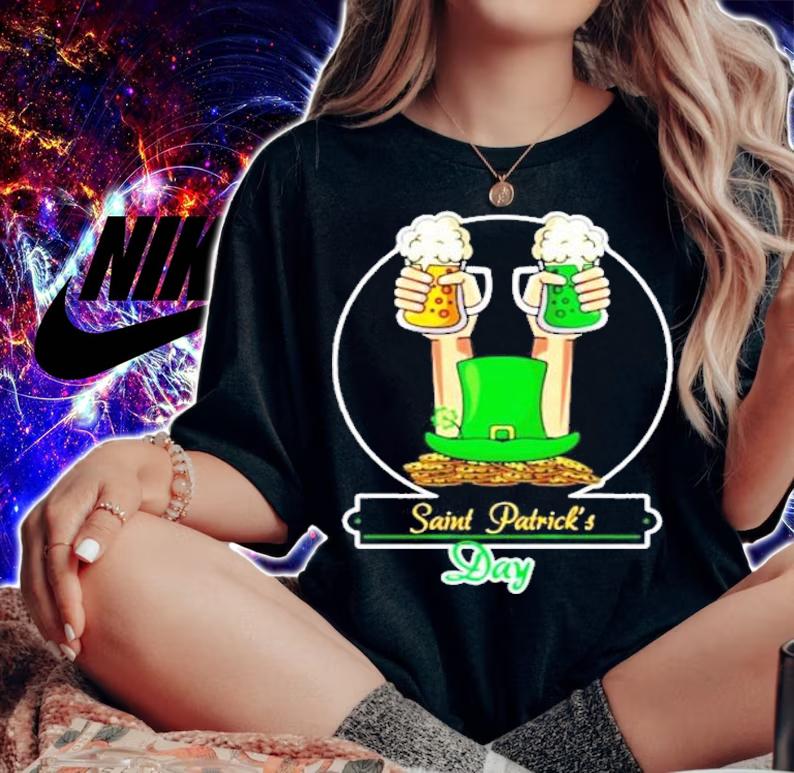 Saint Patrick's Day Lucky Daughter beer shirt woman shirt