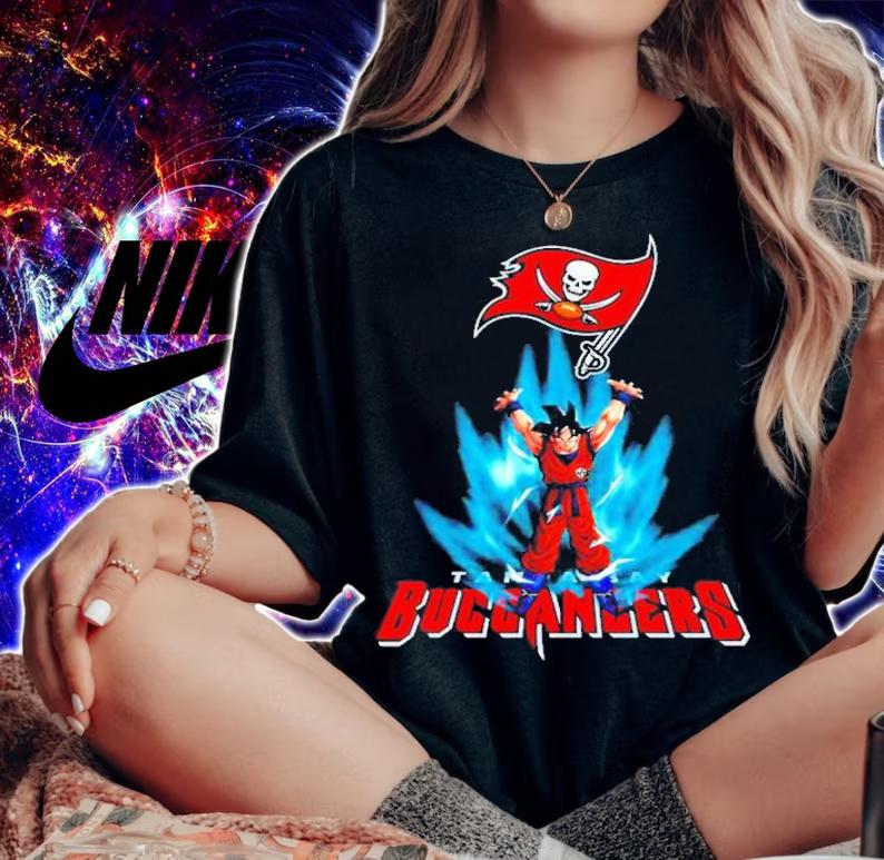 Son Goku shares your energy Tampa Bay Buccaneers shirt woman shirt