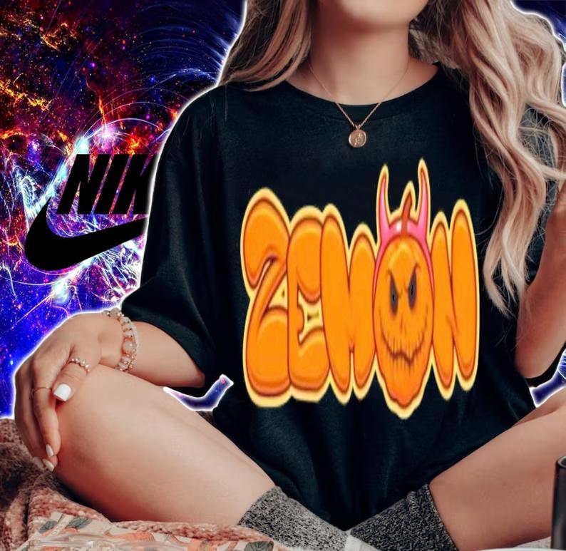 Zenon pumpkin shirt