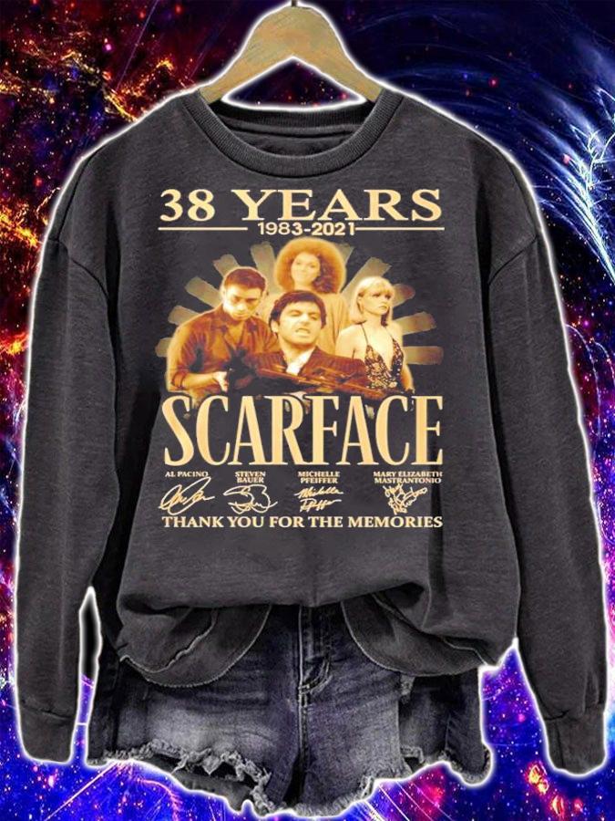 38 years 1983 2021 Scarface thank you for the memories shirt