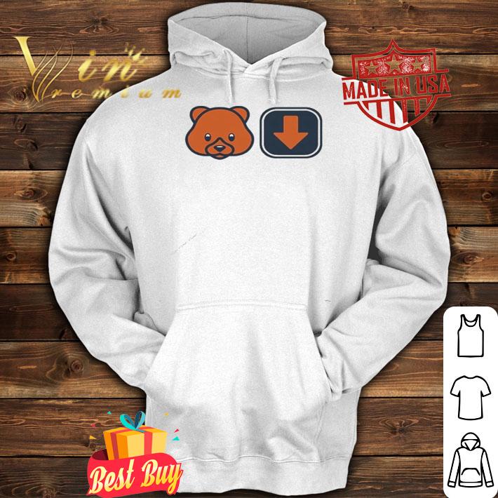 Chicago Bear down shirt hoodie