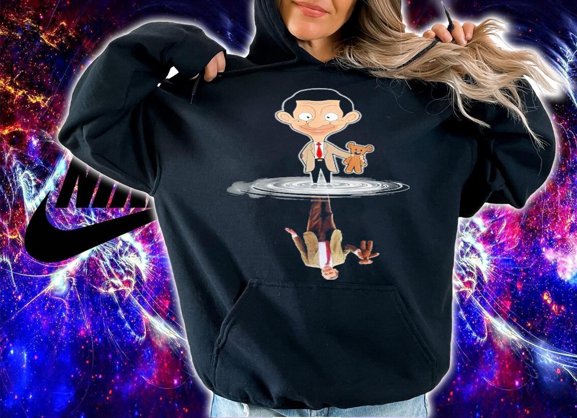 Mr Bean water reflection mirror shirt hoodie