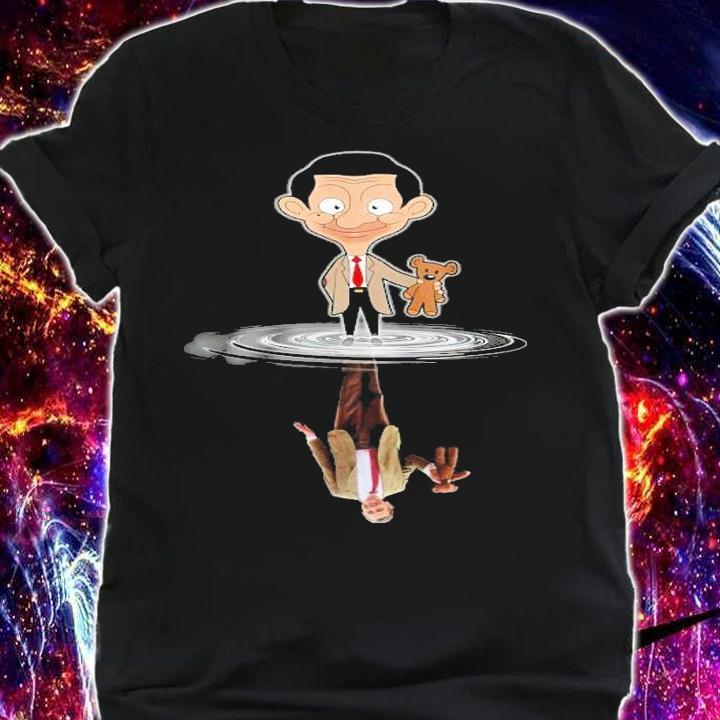 Mr Bean water reflection mirror shirt shirt