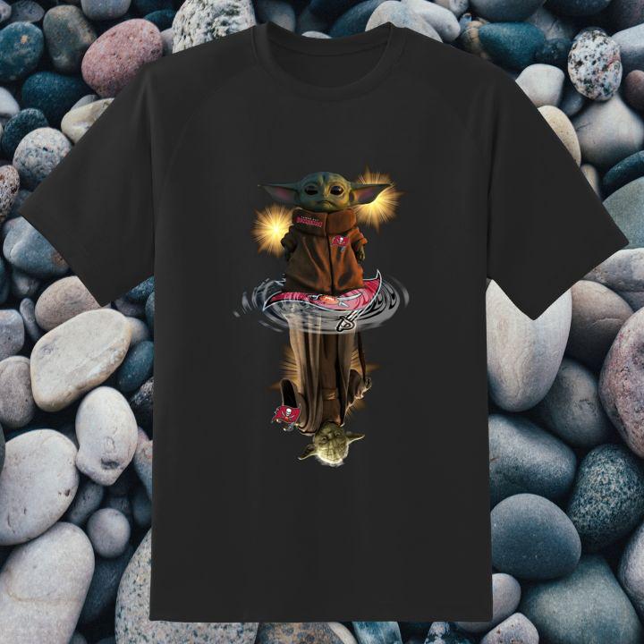 Shop Baby Yoda Tampa Bay Buccaneers Water Reflection T-Shirt Today