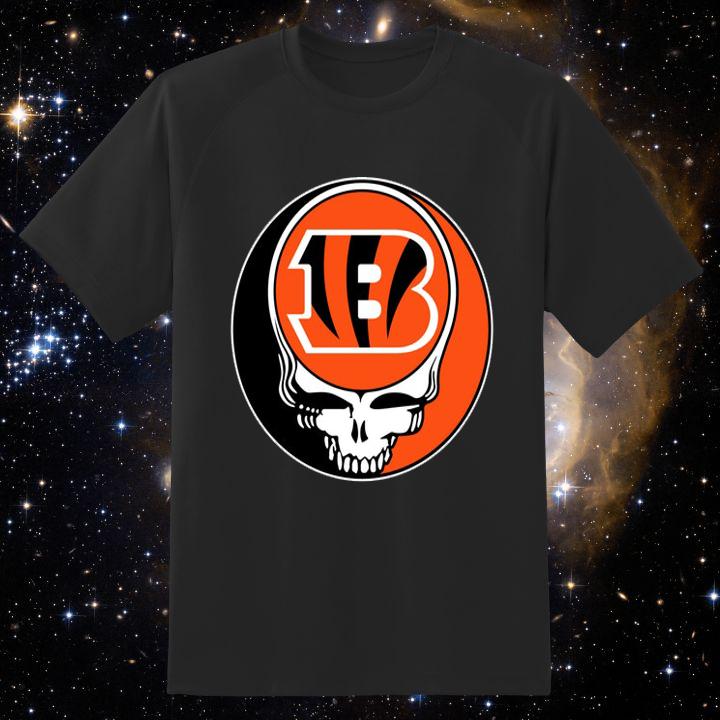Official Cincinnati Bengals Grateful Dead Steal Your Face T-Shirt
