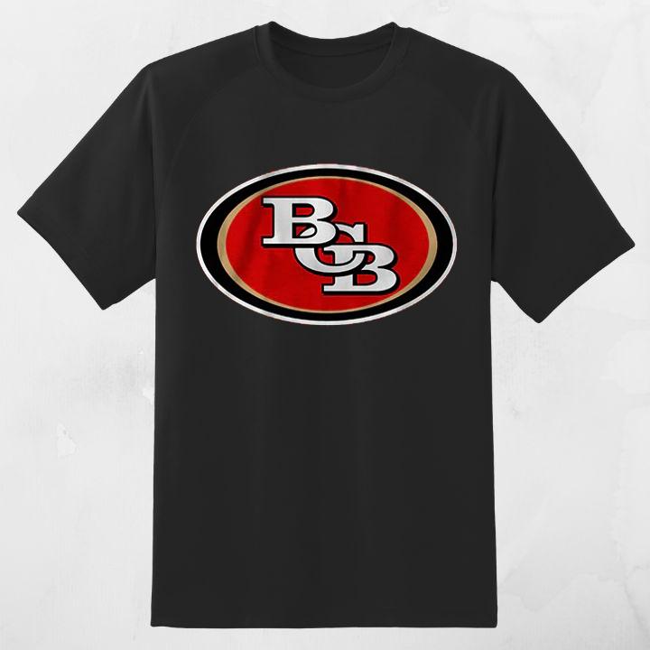 Premium Bcb Initial Logo San Francisco 49Ers Football T-Shirt