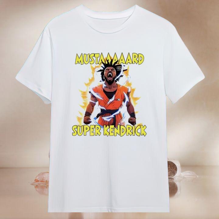 Funny Mustard Super Kendrick Dragon Ball Super Saiyan Goku Shirt