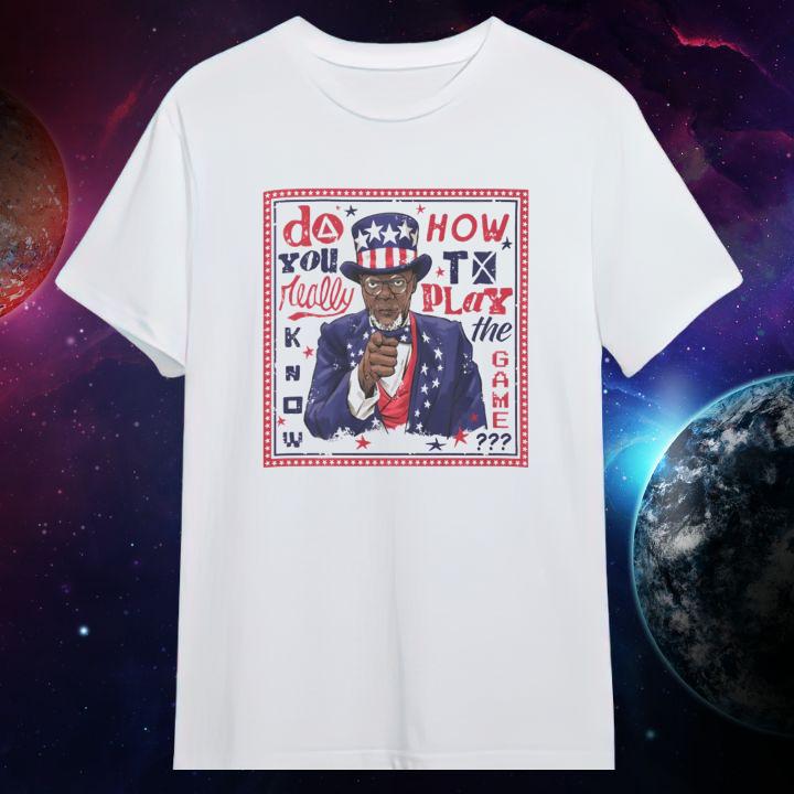 Samuel L. Jackson Uncle Sam Do You Really Know How To Play The Game T-Shirt