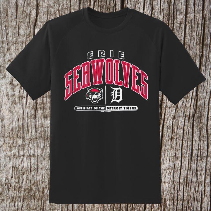 Erie Seawolves Affiliate Of The Detroit Tigers MLB Baseball T-Shirt