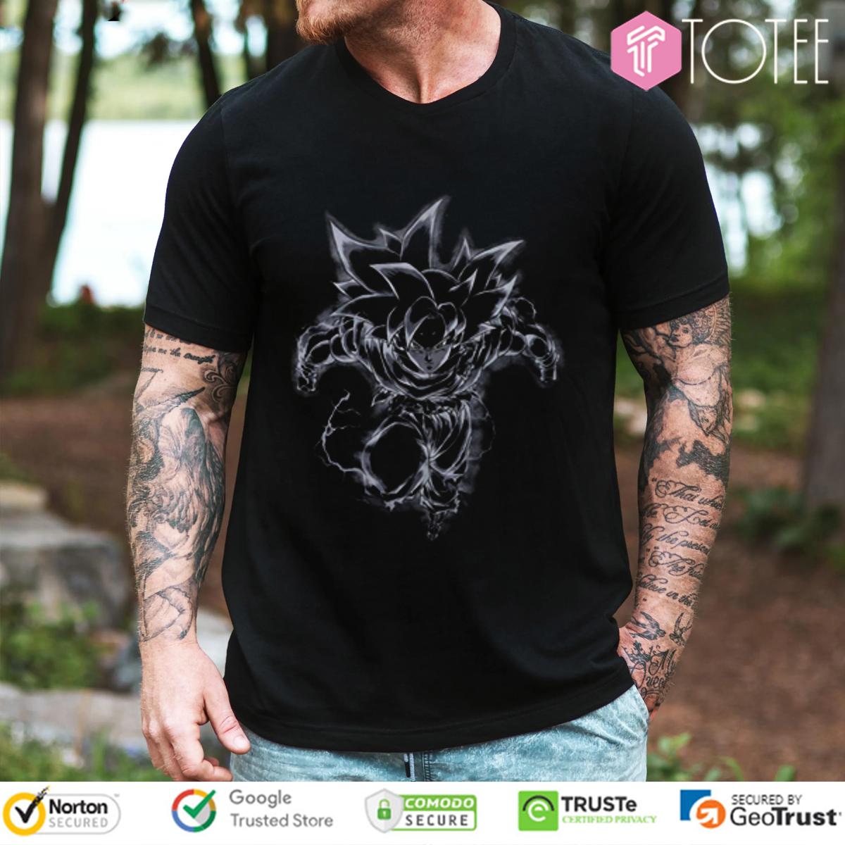 Dragon Ball Ultra Instinct Goku Anime Battle Pose Design T-Shirt