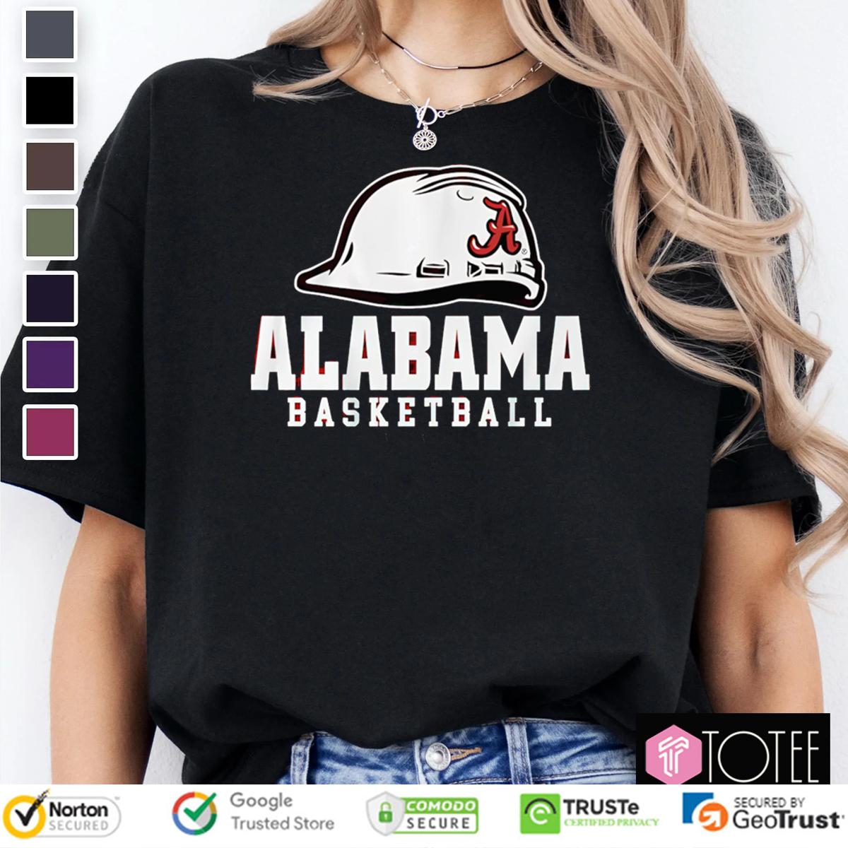 Hard Hat Alabama Crimson Tide Basketball T-Shirt