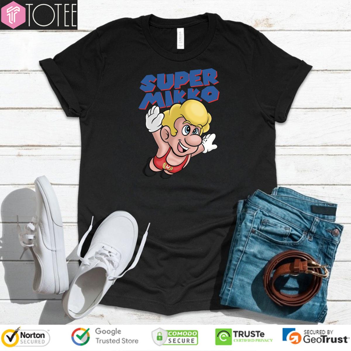 Super Mikko Parody Mikko Maestro Super Mario Bros T-Shirt