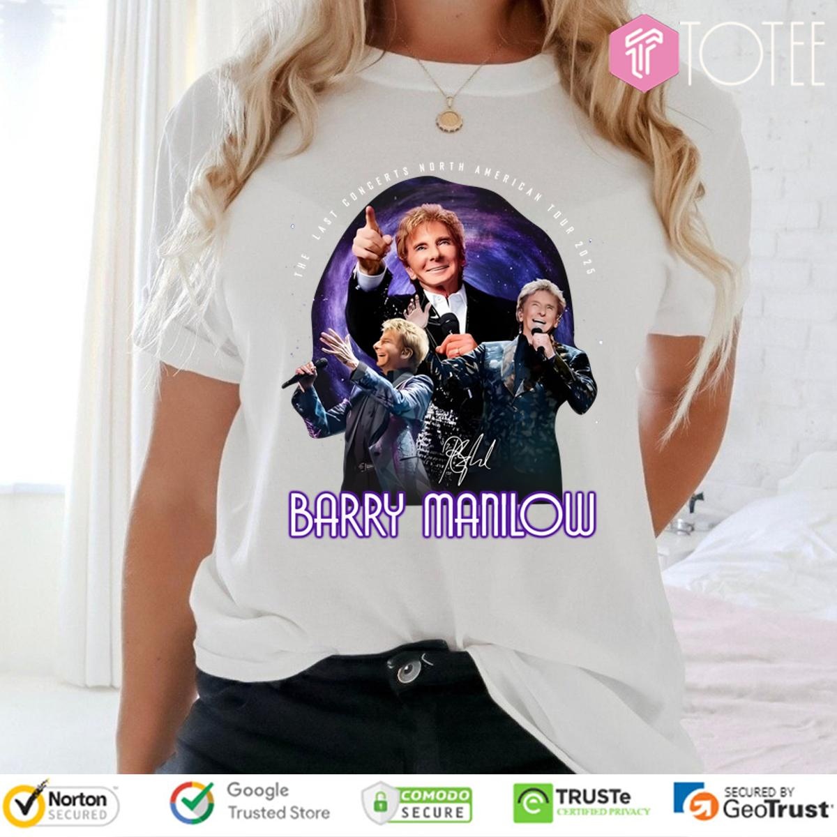 Barry Manilow Concerts: Ultimate 2025 Tour Tee! Last Chance