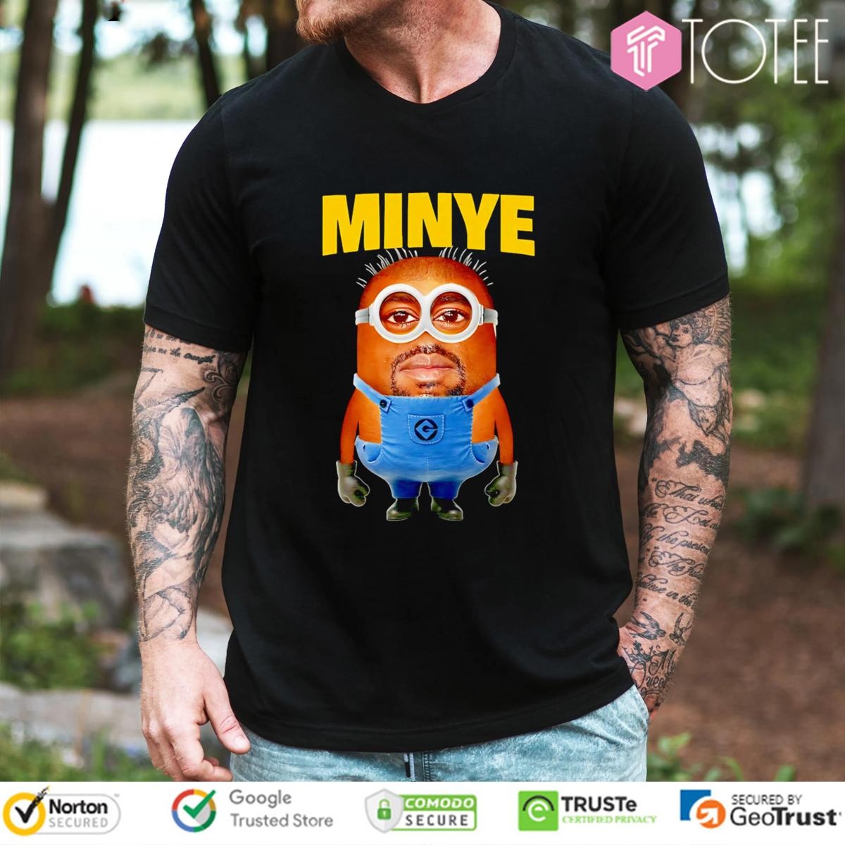 Minye Kanye West Parody Minions T-shirt