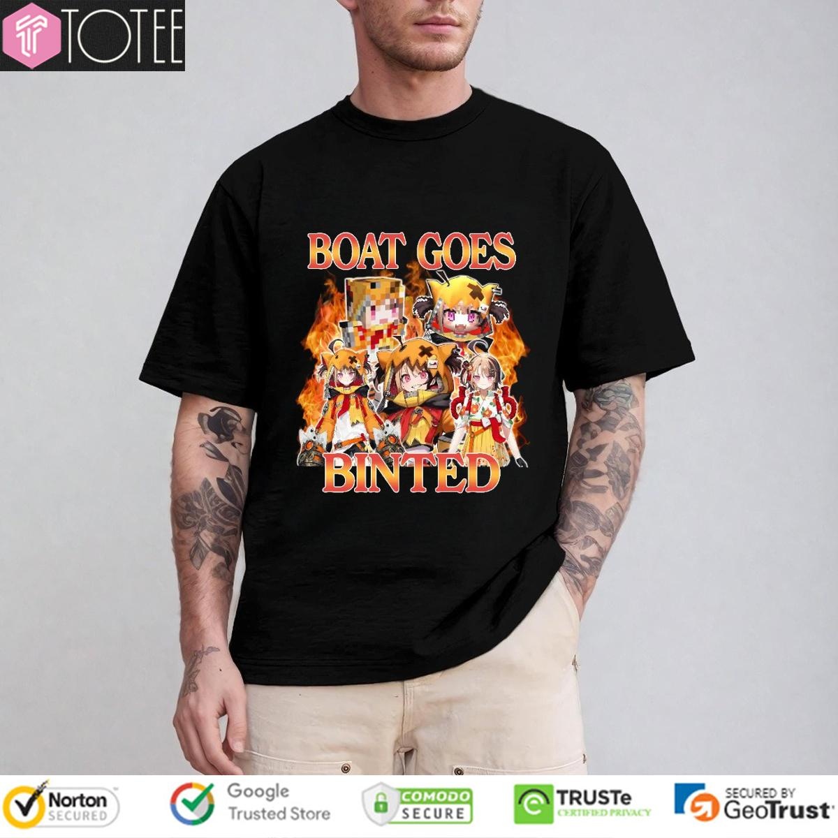 Gigi Murin Boat Goes Binted Hololive Vintage Bootleg T-shirt
