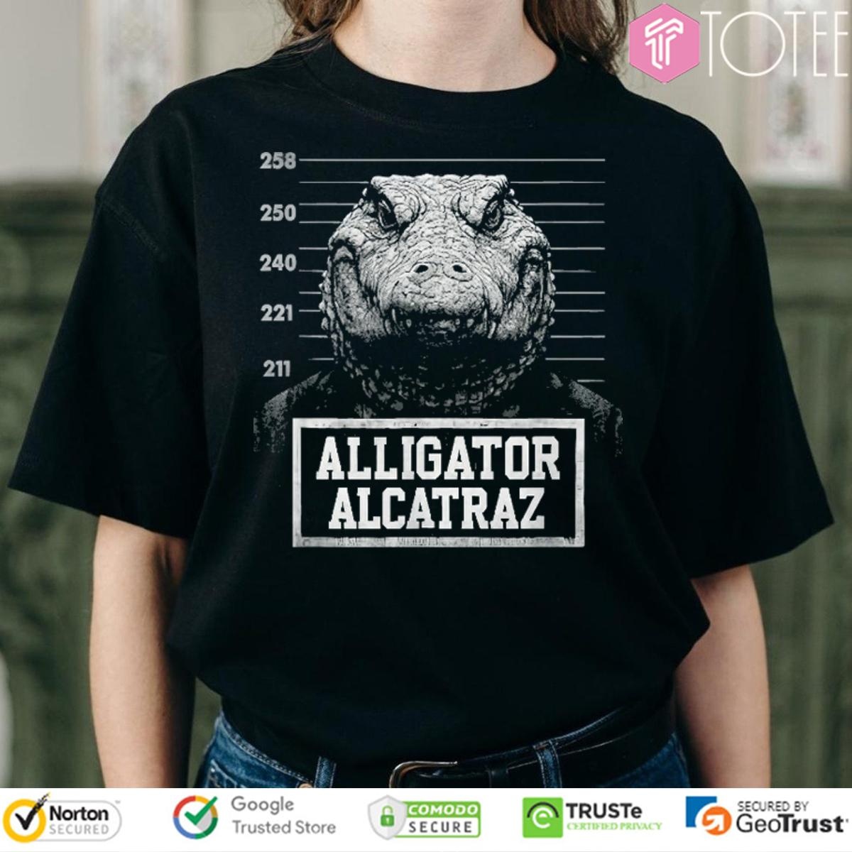 Alligator Alcatraz Mugshot T-shirt